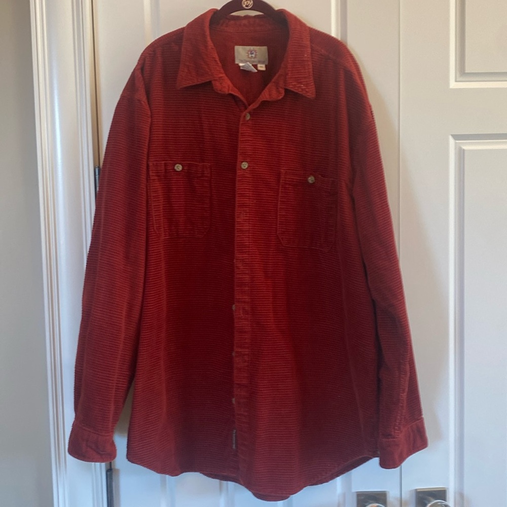 The Territory Ahead mens button down corduroy shirt. Size XXL.